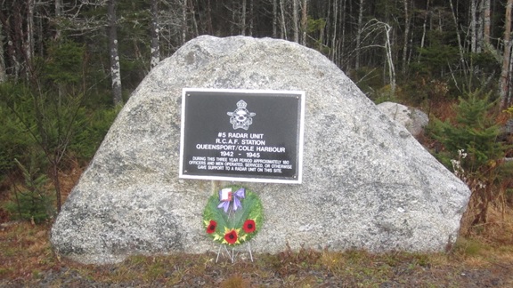 No 5 Radar Unit Memorial Plaque. 